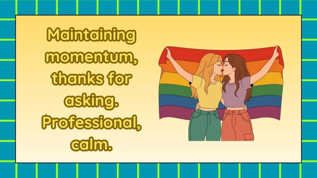 Professional Responses To Hanging In There