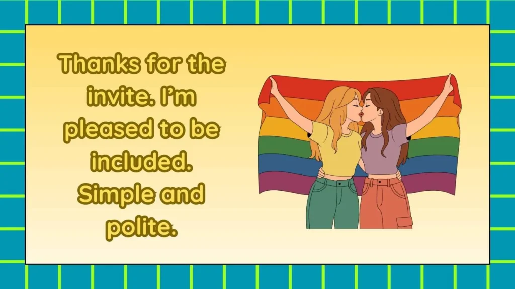 Professional Responses to Say Thanks for the Invite