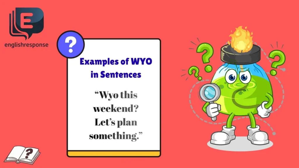 Examples of WYO in Sentences