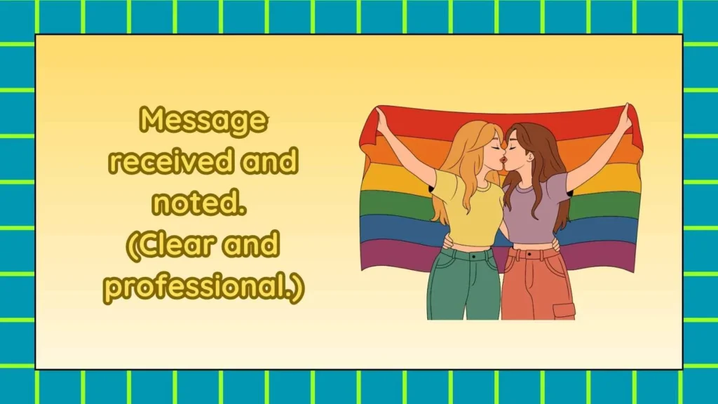 Professional Replies to a Liked Message on Instagram