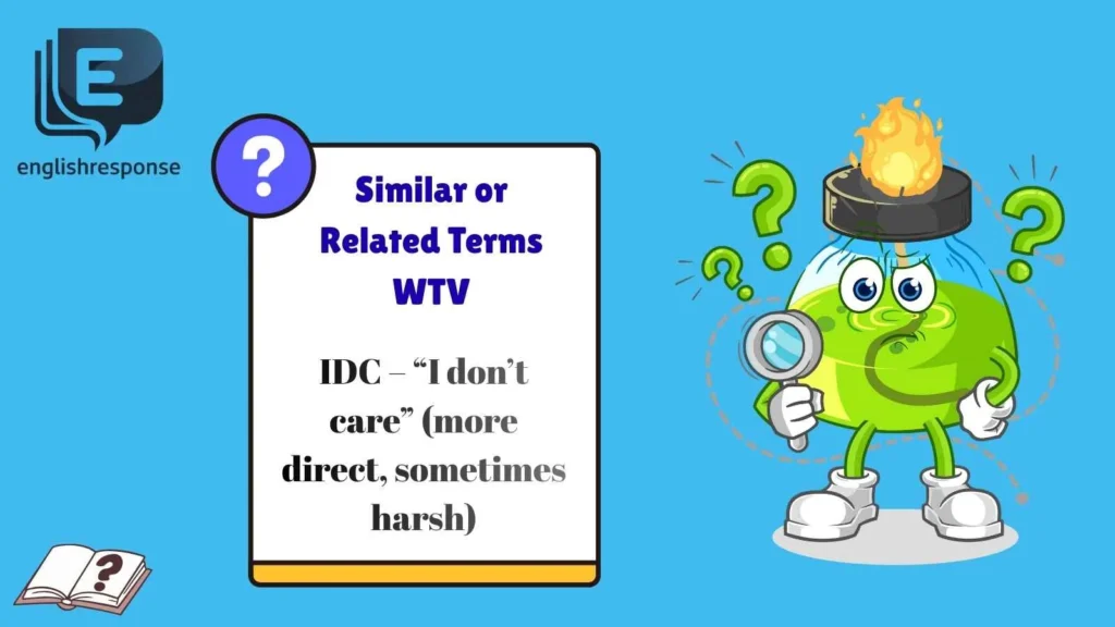 Similar or Related Terms WTV