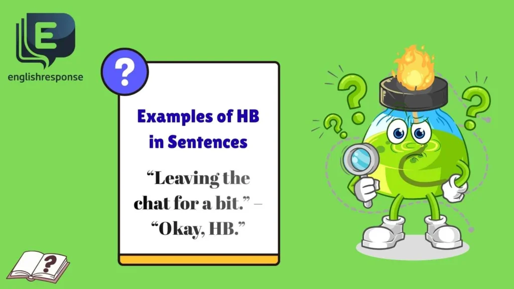 Examples of HB in Sentences
