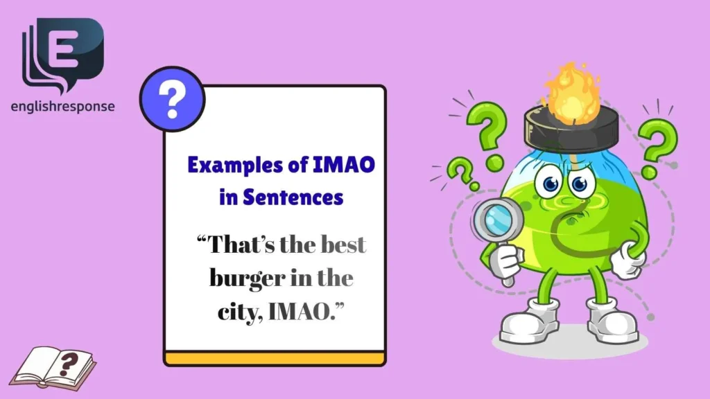 Examples of IMAO in Sentences