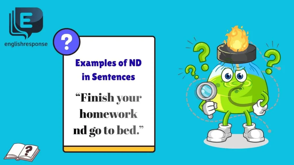 Examples of ND in Sentences
