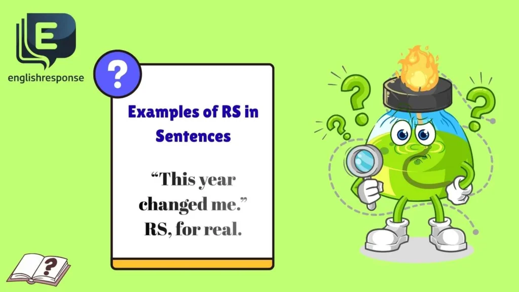Examples of RS in Sentences