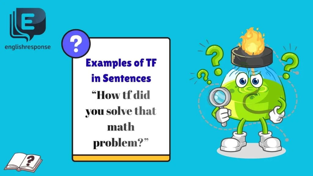 Examples of TF in Sentences