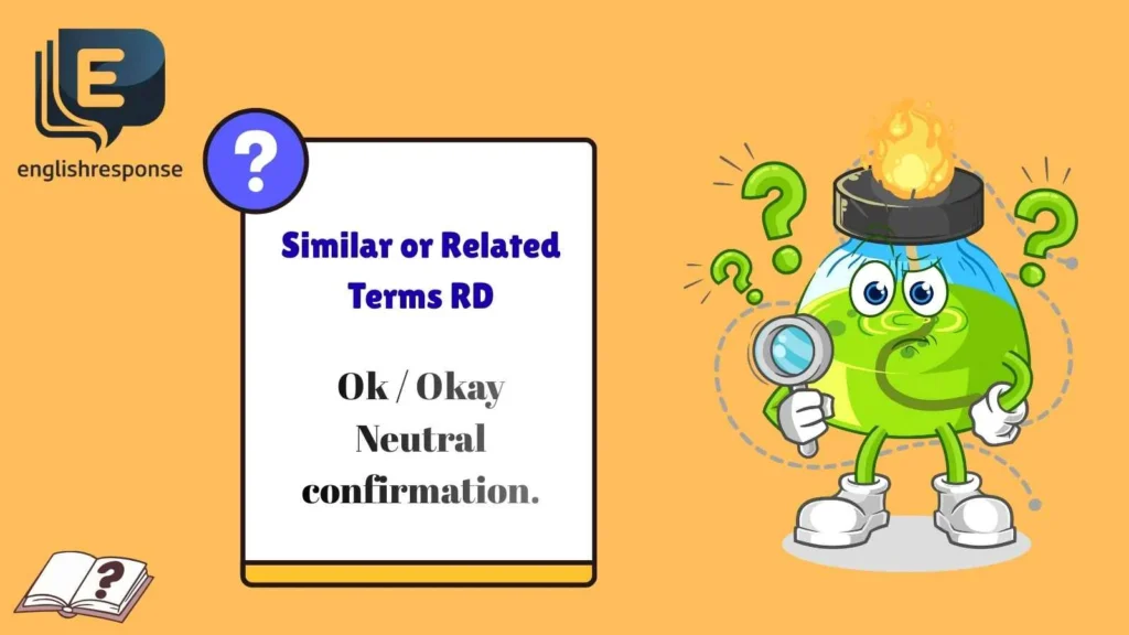 Similar or Related Terms RD