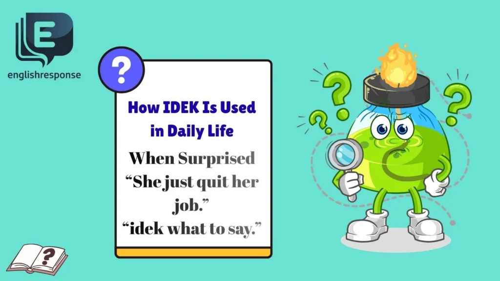 How IDEK Is Used in Daily Life