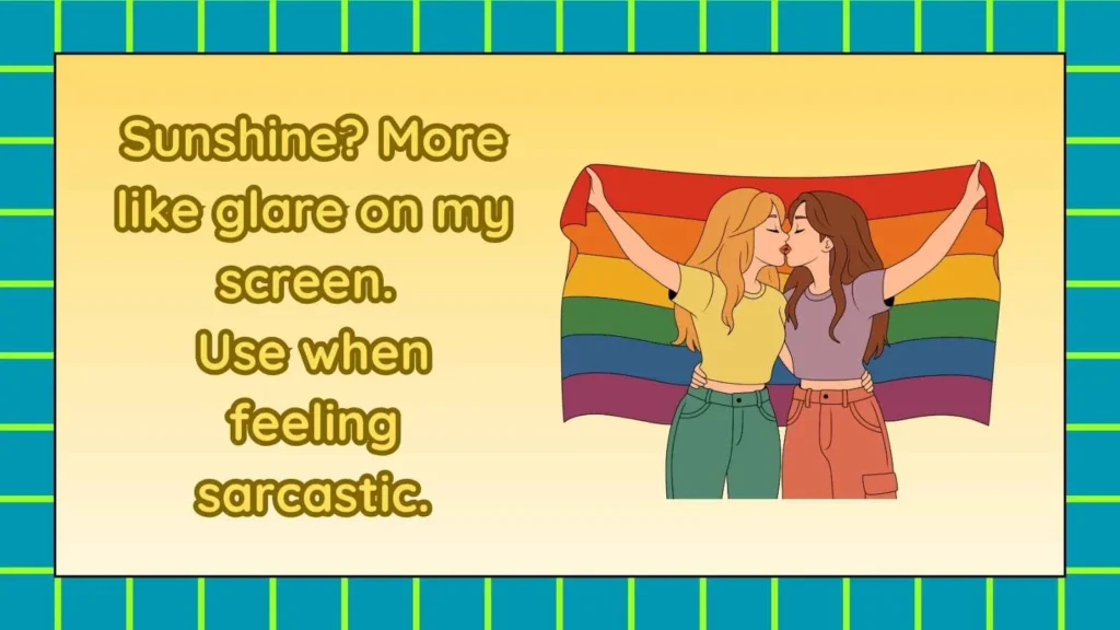 Good Morning Sunshine Responses