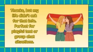 How to Respond to No One Asked