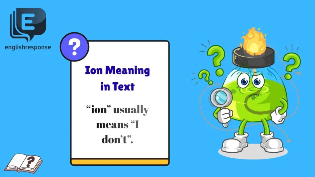 Ion Meaning in Text