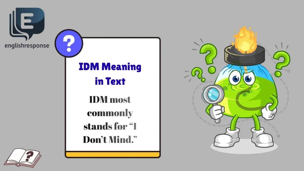 IDM Meaning in Text